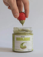 Fresa mezclada con MANJARE ORIGINAL - CREMA DE PISTACHO DULCE 