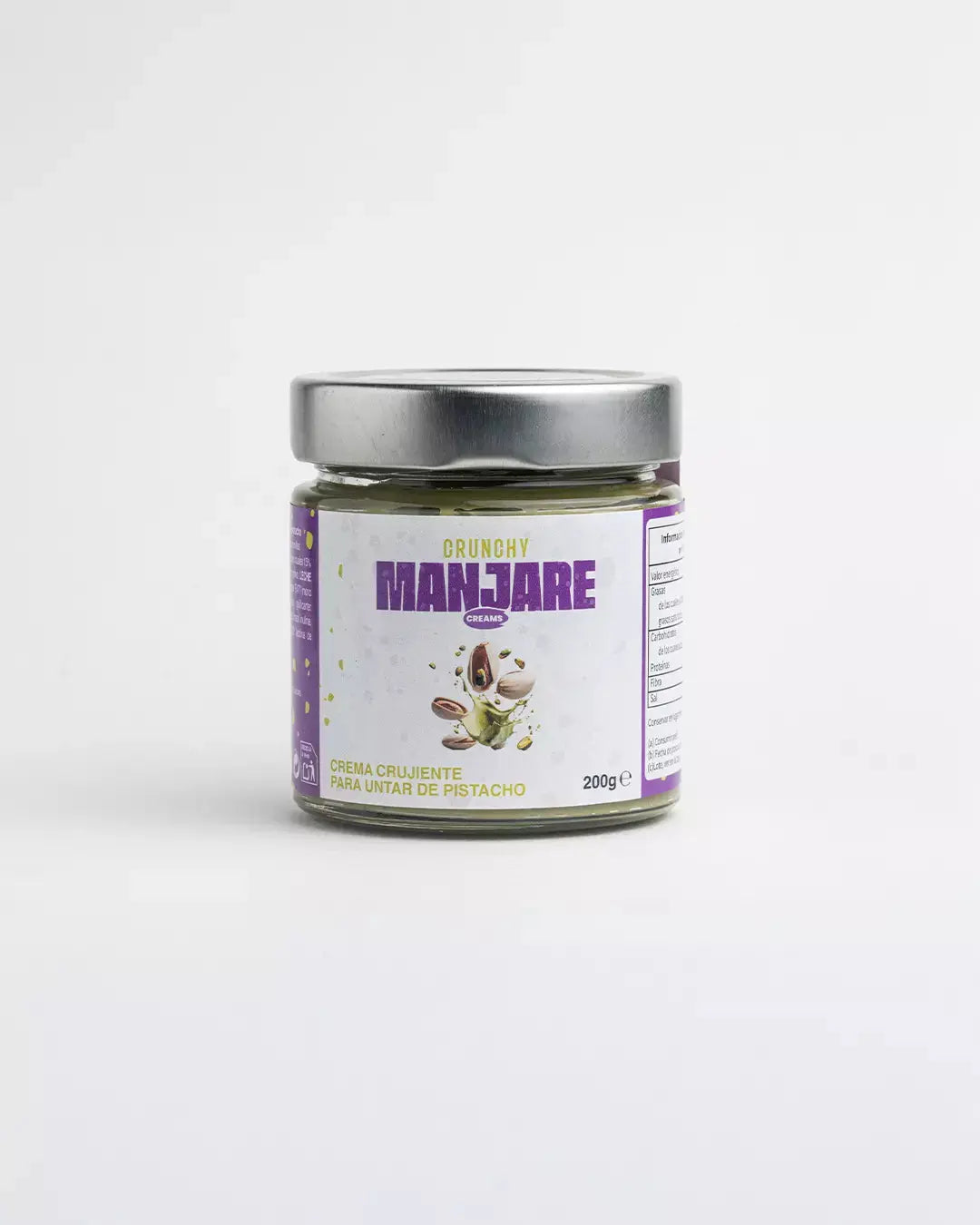 MANJARE CRUNCHY - CREMA DE PISTACHO DULCE CON TROZOS DE PISTACHO 
