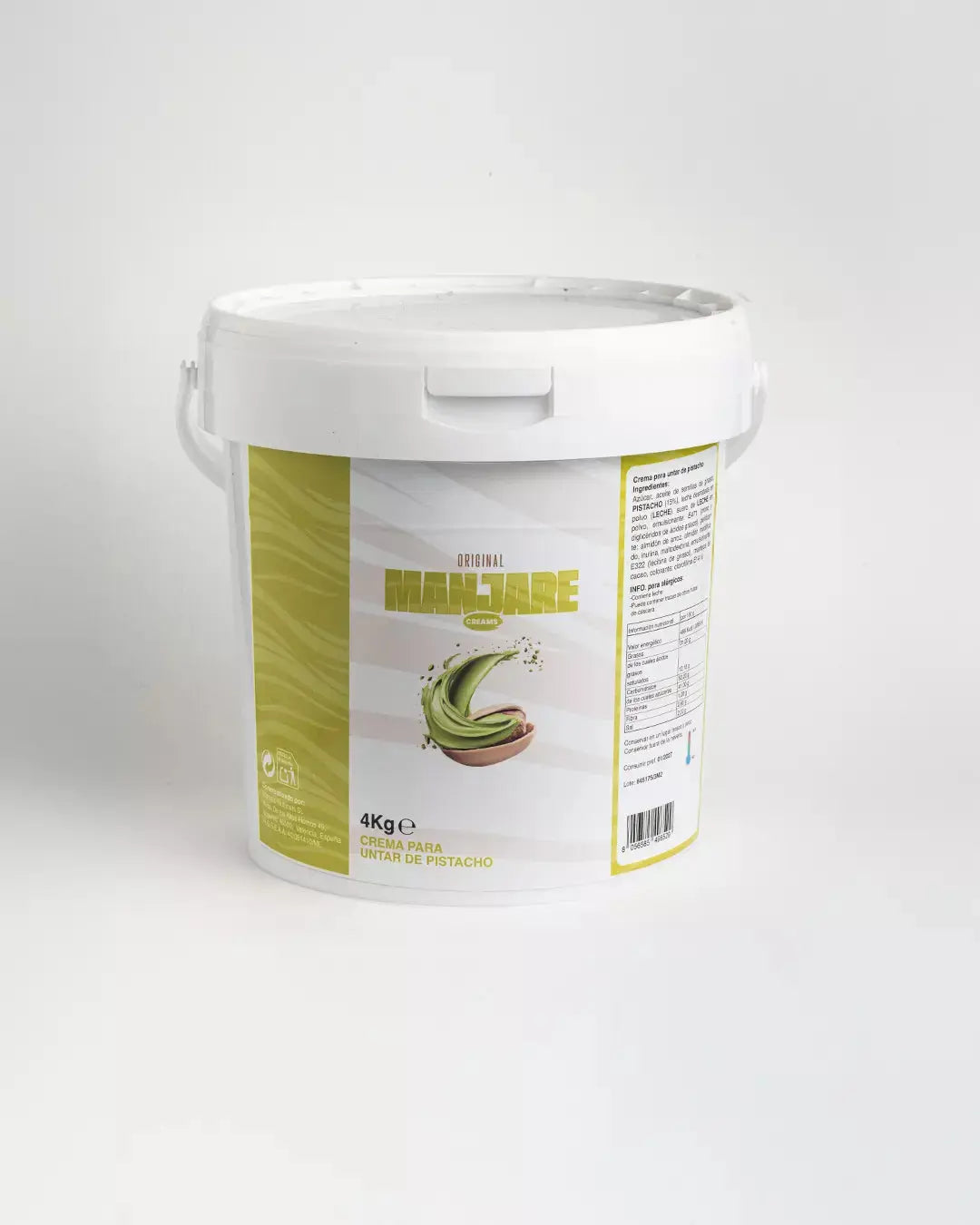 CUBO 4KG CREMA DE PISTACHO - MANJARE ORIGINAL - Manjare